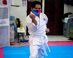 Karate Training White Belt