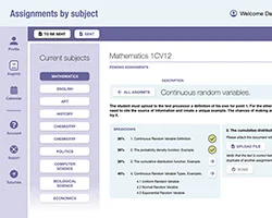 Example of UX Design Evaleasy Panel de Control